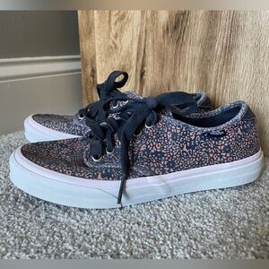 Floral Printed Vans Women’s 8.5